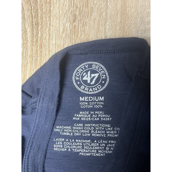 Seattle Seahawks 47' Navy Vintage NFL Official TShirt M - Picture 2 of 2